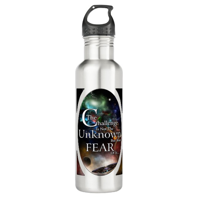 Fear Of The Unknown 710 Ml Water Bottle (Front)