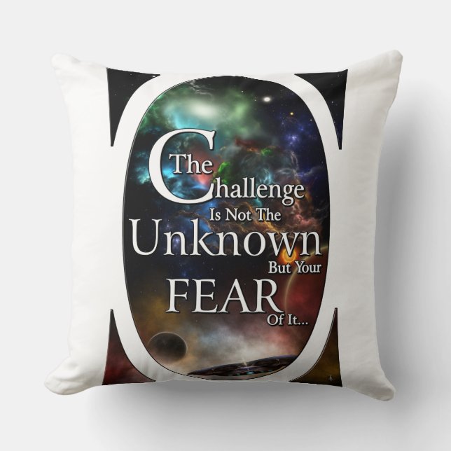 Fear Of The Unknown Cushion (Front)