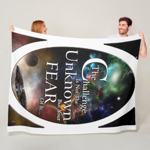 Fear Of The Unknown Fleece Blanket