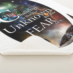Fear Of The Unknown Sherpa Blanket