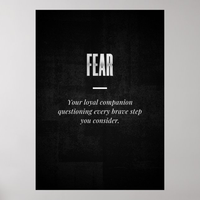 Fear Poster (Front)