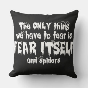 Fear Spiders Outdoor Cushion