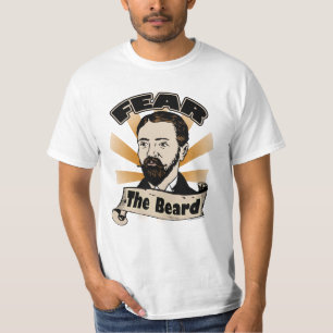 Fear the Beard, Funny Moustache T-Shirt