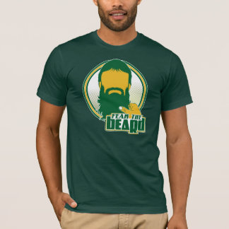 Fear the Beard Green and Gold T-Shirt