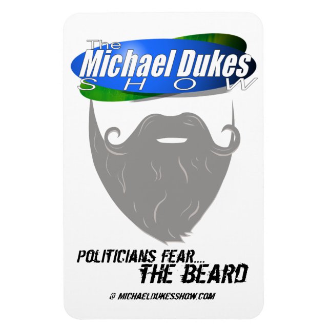 Fear the Beard Magnet (4x5in) (Vertical)