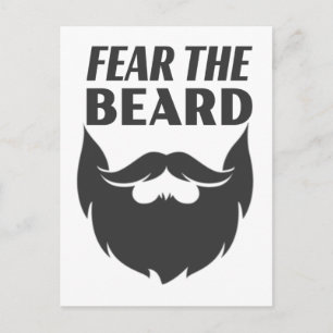 Fear the Beard Postcard