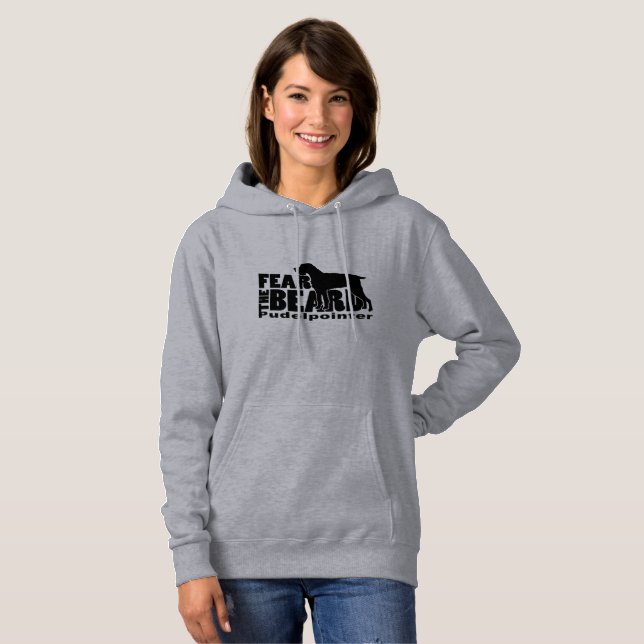 Fear the Beard - Pudelpointer Gear Hoodie (Front Full)