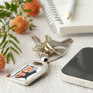 Fear the Beard - Wirehaired Pointing Griffon Key Ring