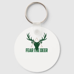Fear The Deer Buck 2 Basketball Key Ring