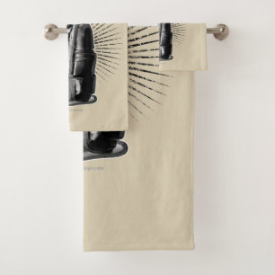 Fear The Face Wash (hockey) Bath Towel Set