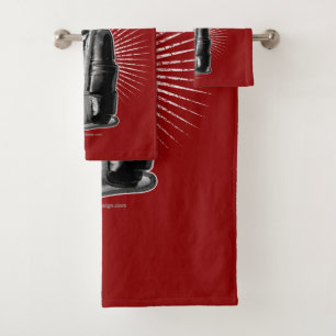 Fear The Face Wash (hockey) Bath Towel Set
