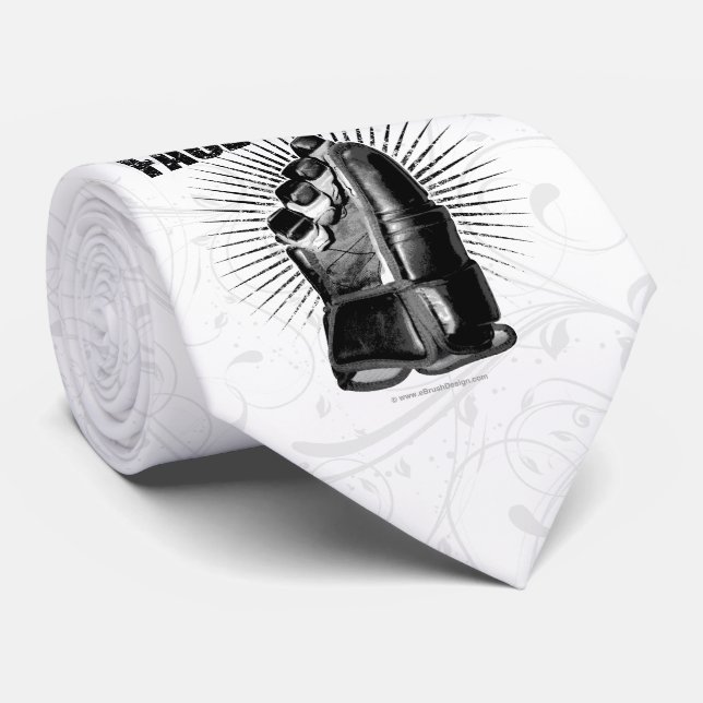 Fear The Face Wash (Hockey) Neck Tie (Rolled)