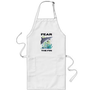fear the fin shark long apron