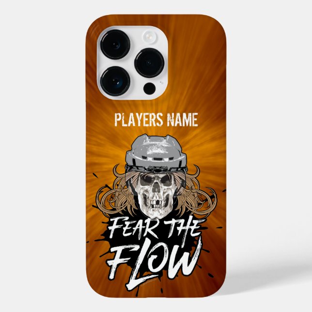 Fear The Flow (hockey hair) Case-Mate iPhone Case (Back)