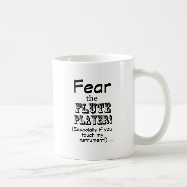Fear The Flute Player Coffee Mug (Right)