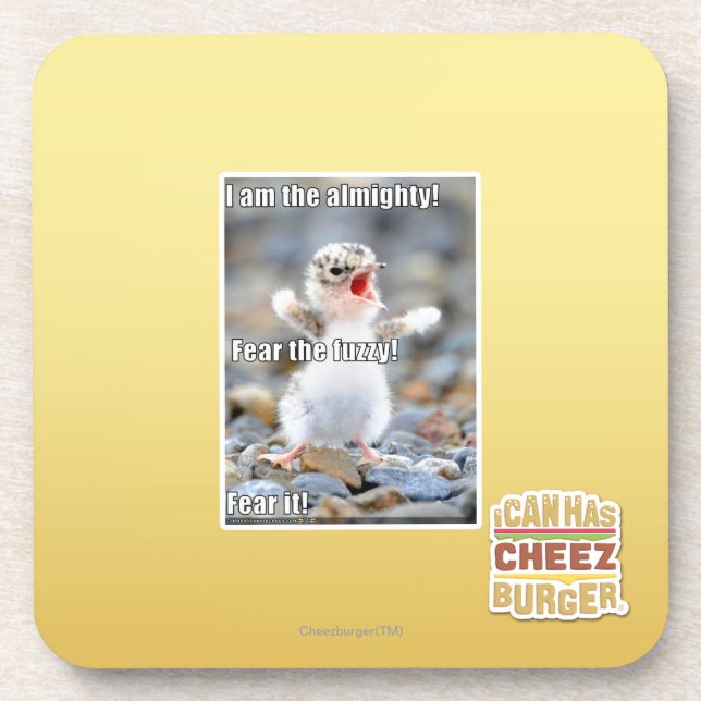 Fear the Fuzzy! Coaster (Front)