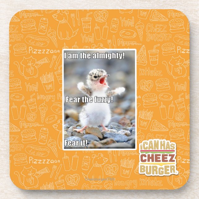 Fear the Fuzzy! Coaster (Front)