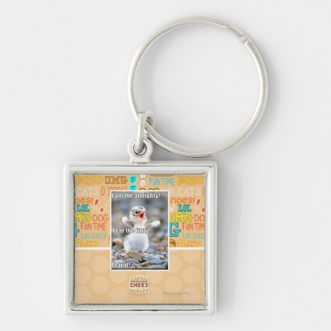 Fear the Fuzzy! Key Ring (Front)
