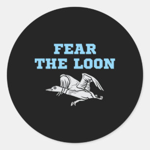 Fear The Loon Minnesota Soccer Classic Round Sticker