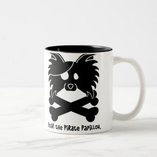 Fear the Pirate Papillon Two-Tone Coffee Mug