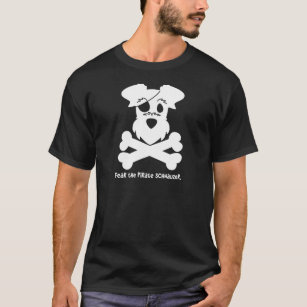 Fear the Pirate Schnauzer T-Shirt