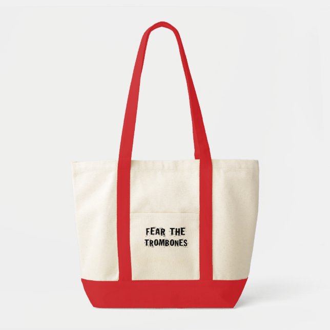 Fear the Trombones Tote Bag (Front)