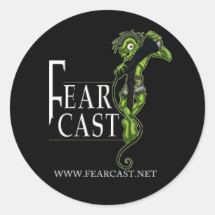 FearCast Harvey Logo Classic Round Sticker