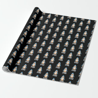 Feared By None Funny Cat in Shark Costume Humour Wrapping Paper
