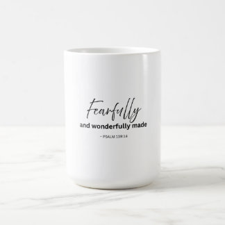 Fearfully and Wonderfully Made, Coffee Mug 