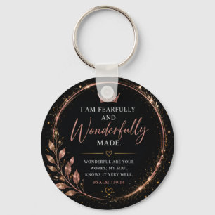 Fearfully and Wonderfully Made Faith  Key Ring