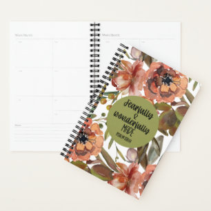 Fearfully and Wonderfully Made Floral Planner