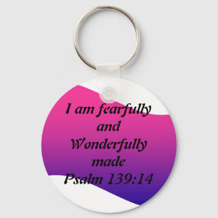 Fearfully and Wonderfully Made Key Ring