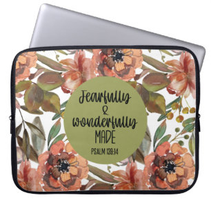Fearfully and Wonderfully Made Laptop Sleeve