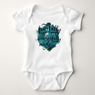 Fearfully and Wonderfully Made Psalm 139:14 Baby Bodysuit