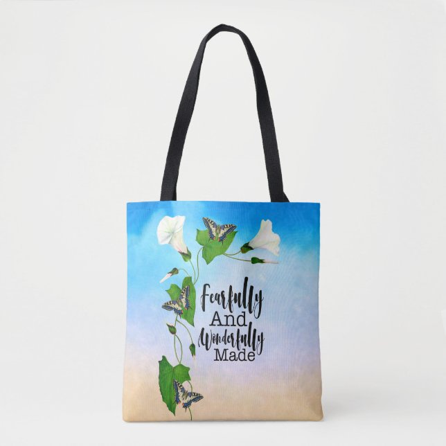 Fearfully and Wonderfully Made Psalm 139:14 Tote Bag (Front)
