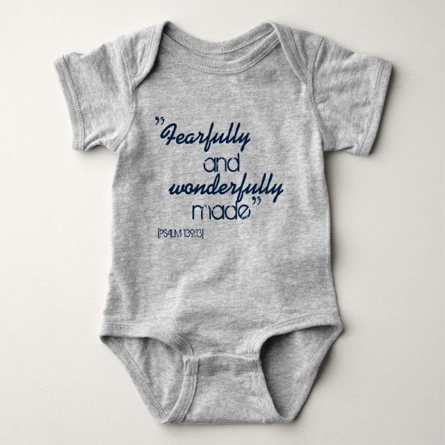 Fearfully Made Baby Bodysuit (Front)