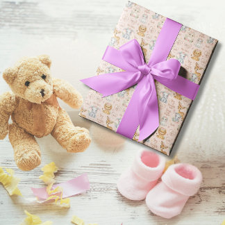 Fearfully & Wonderfully Made: Christian Baby Girl Wrapping Paper