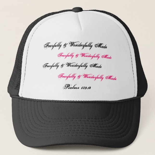 "Fearfully & Wonderfully Made" Hat (Front)