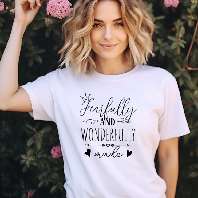 Fearfully & Wonderfully Made Minimalistic T-Shirt (Fearfully & Wonderfully Made Minimalistic T-Shirt)