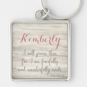 Fearfully & Wonderfully Made - Ps. 139:14 Key Ring