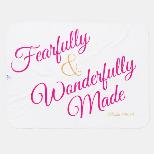 psalm 139 swaddle blanket