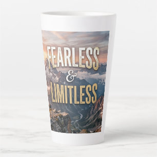 Fearless and Limitless Latte Mug
