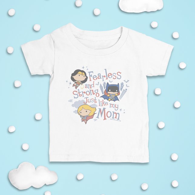 Fearless And Strong Just Like My Mum Baby T-Shirt (Creator Uploaded)