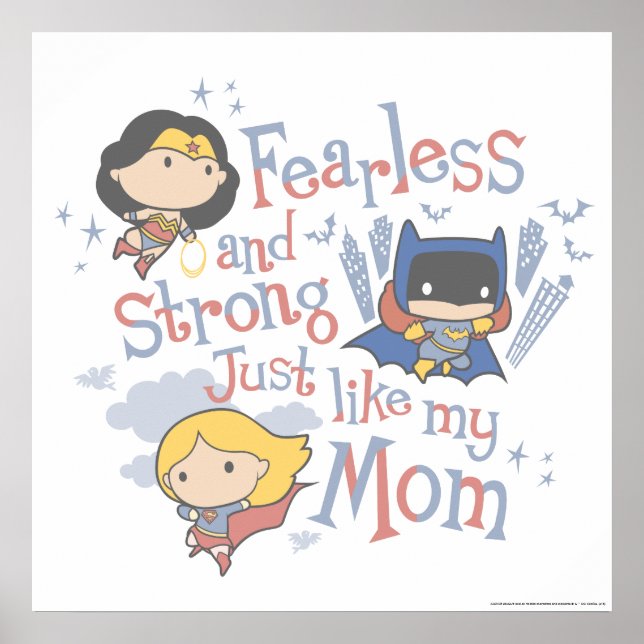 Fearless And Strong Just Like My Mum Poster (Front)