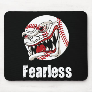 Fearless Baseball Mouse Pad