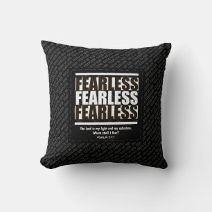 FEARLESS CHILD OF GOD Inspirational Christian Cushion