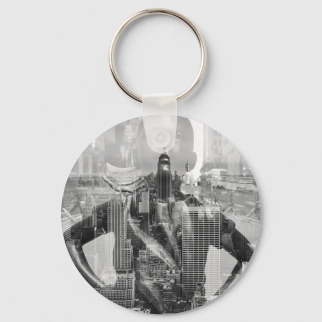 Fearless City    Key Ring (Front)
