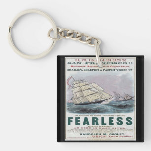 Fearless Clipper Sailing  Key Ring