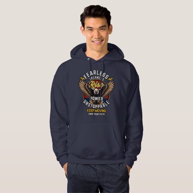 Fearless Dreamers Eagle Hoodie (Front Full)