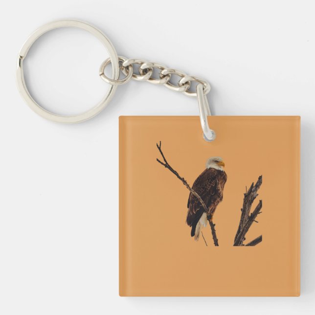 Fearless Eagle Spirit – Kids T-Shirt Collection Key Ring (Front)